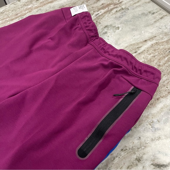 Nike Tech Fleece Pants Joggers Slim Fit Sangria Blue CU4495-610 Men’s Size XXL - Picture 10 of 12
